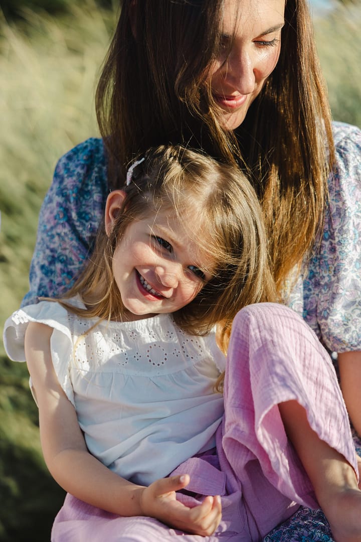 Mère et fille complices, île de Ré